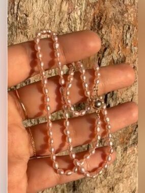 Freshwater Potato Pearl + 14K Necklace / Anklet ✨